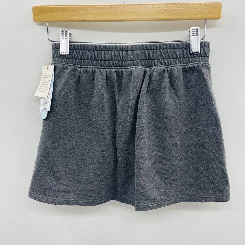 Cat & Jack Youth Girls Size Small 6/7‎ French Terry Skort in Charcoal Gray 403